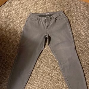 Style and Co grey curvy cut jeans